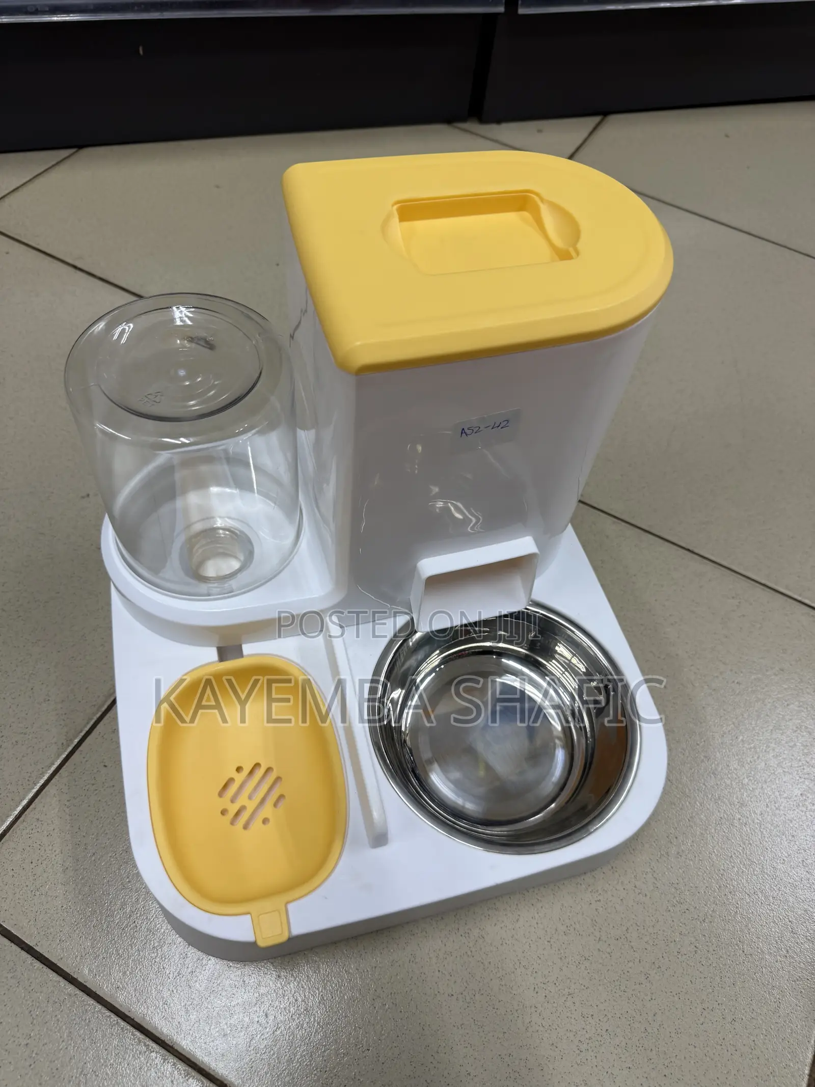 2-in-1 Automatic Pet Feeder and Water Dispenser Bowl