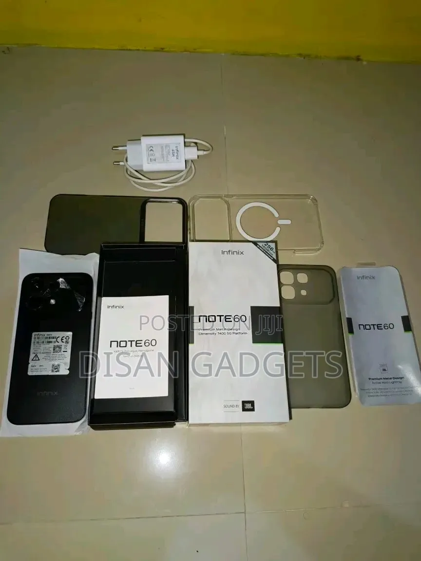 New Infinix Note 60 Pro 256 GB Black