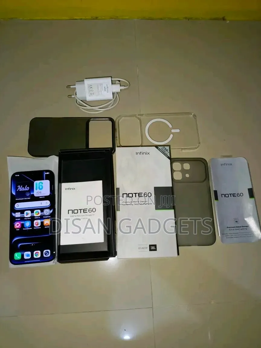 New Infinix Note 60 Pro 256 GB Black