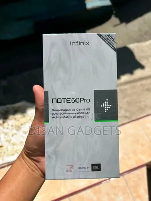 New Infinix Note 60 Pro 256 GB Black