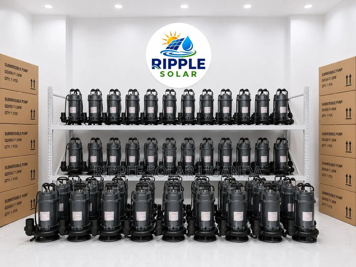 1500w AC Submersible Water Pump 11m Head 66000l/H 220v