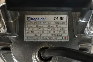 1500w AC Submersible Water Pump 11m Head 66000l/H 220v