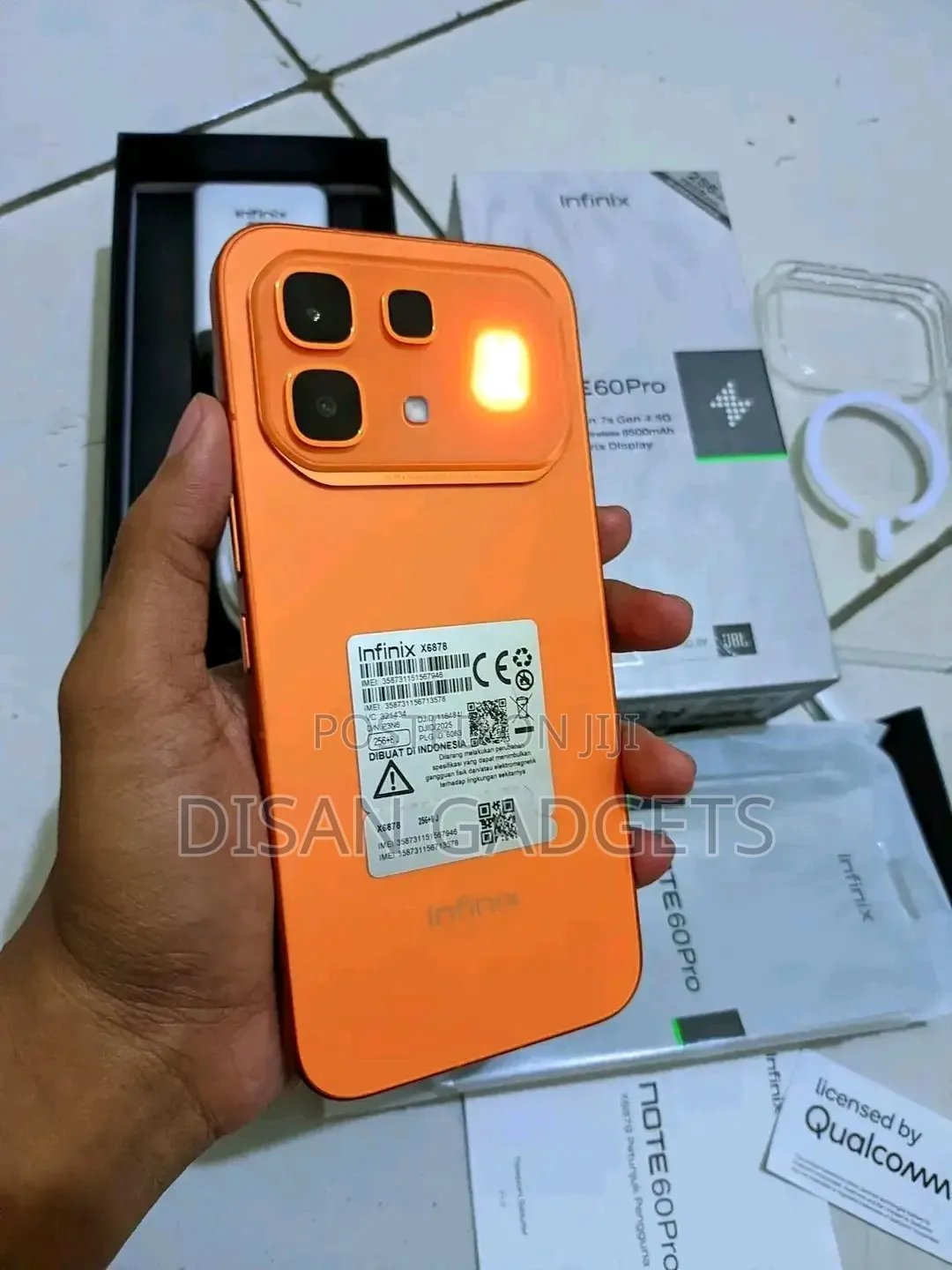 New Infinix Note 60 Pro 256 GB Orange