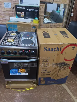 Saachi Cooker 50by50 2 Electric and 2gas