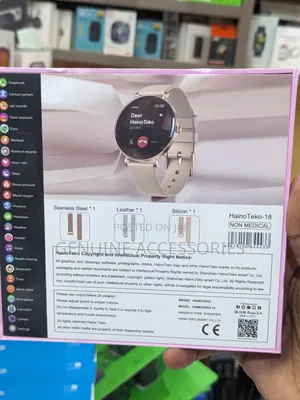 Haino Teko 7days Waterproof Smart Watch Gold