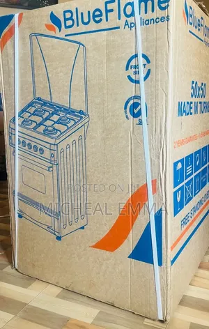 Blue Flame 50x50 Cooker 3gas, 1 Electric