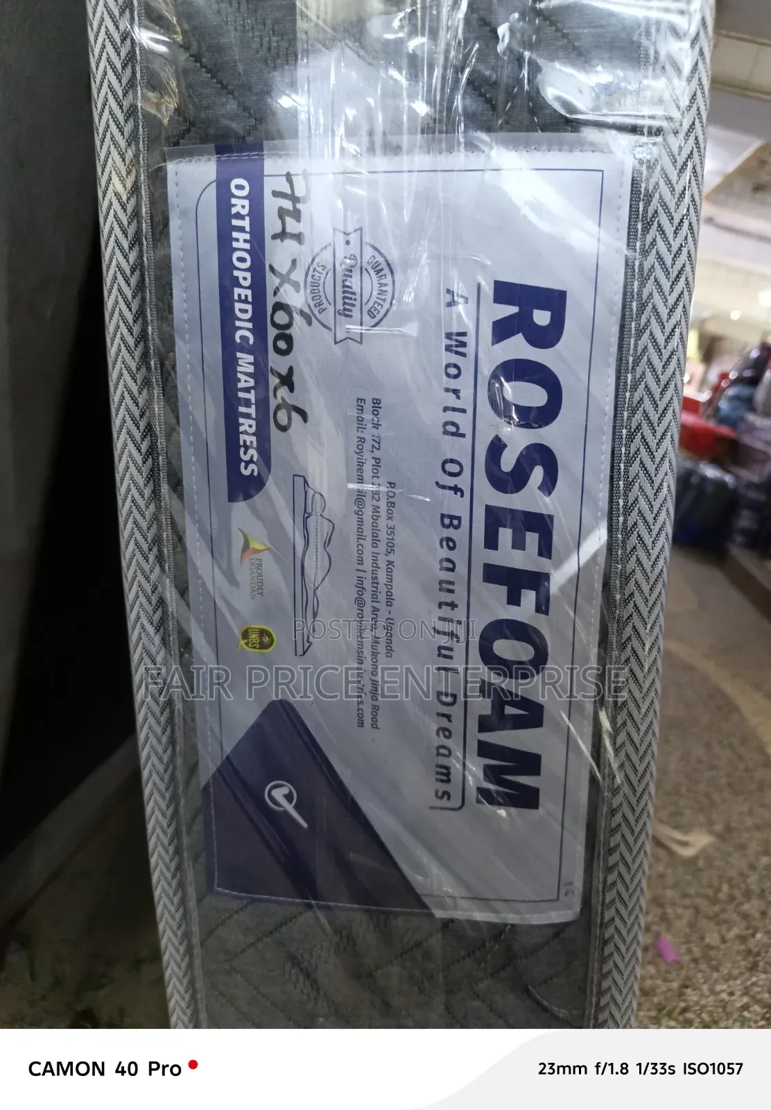 5x6x6 Inche.Orthopedic Medical Mattress. Rosefoam Mattresses