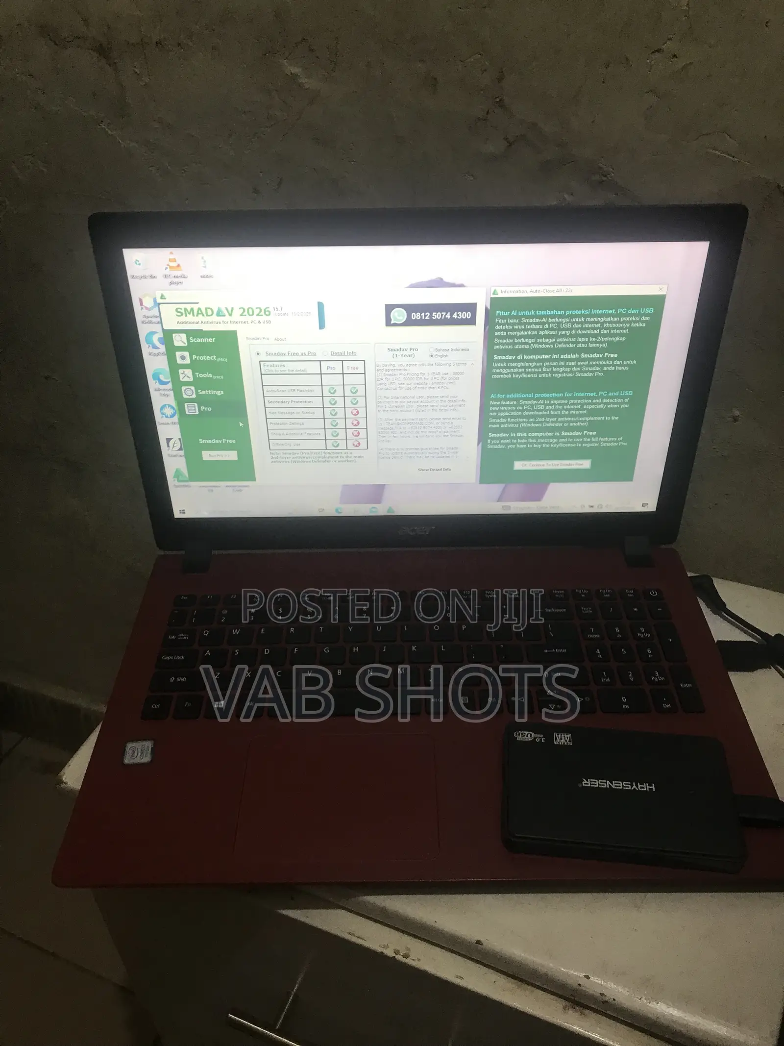 Laptop Acer Aspire 1 4GB Intel Core i3 HDD+SSD 1T