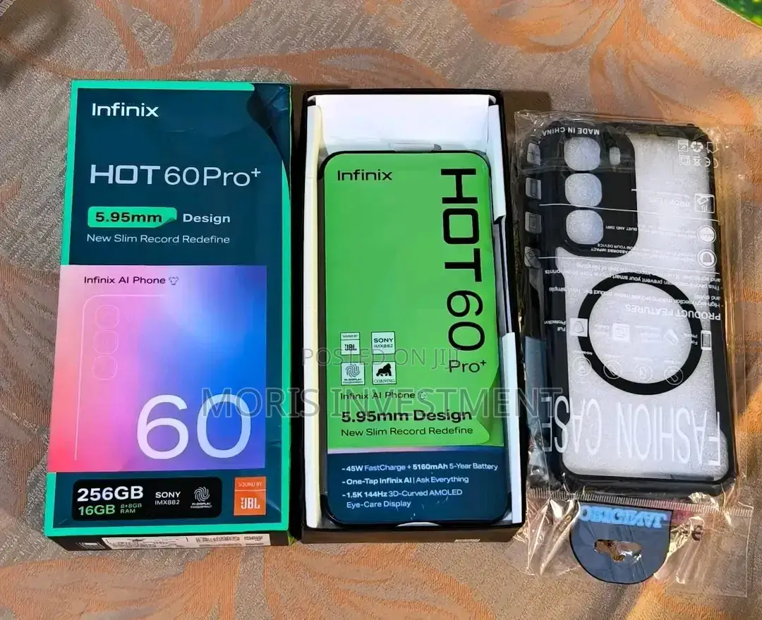 New Infinix Hot 60 Pro+ 256 GB Silver