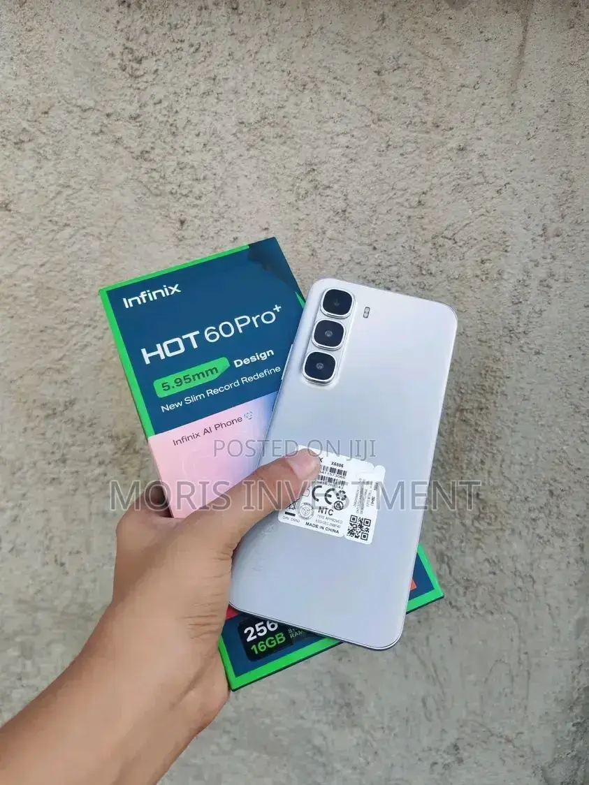 New Infinix Hot 60 Pro+ 256 GB Silver