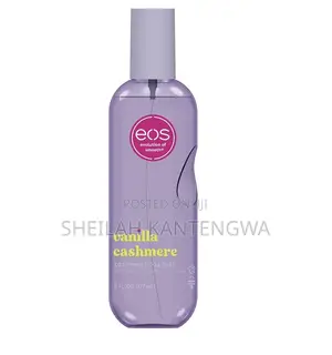 Eos Cashmere Body Mist, Vanilla Musk Cozy Caramel,