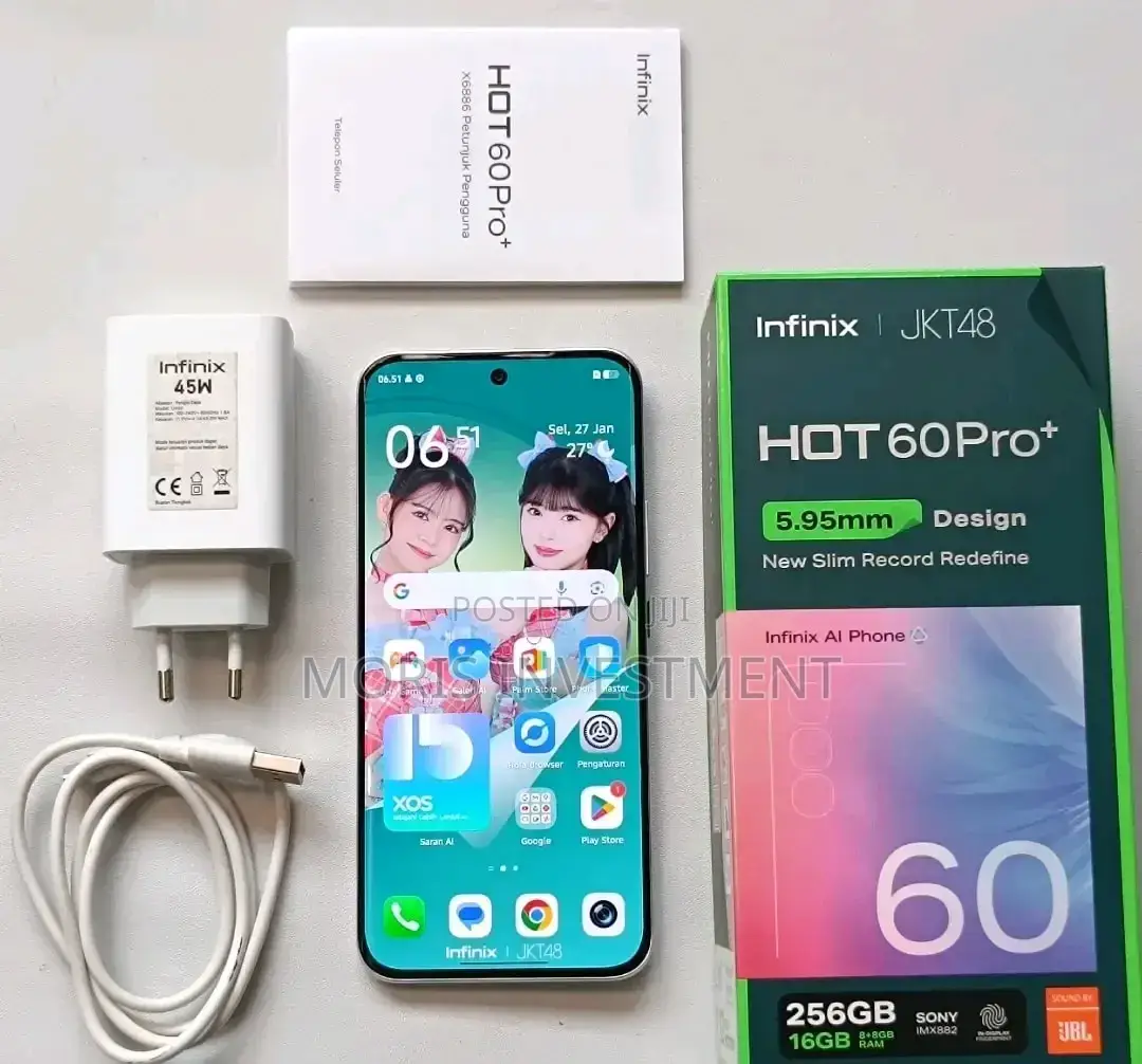 New Infinix Hot 60 Pro+ 256 GB Gray