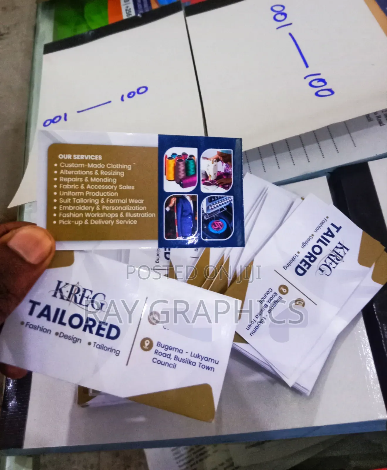 Waterproof Laminated Business Cards