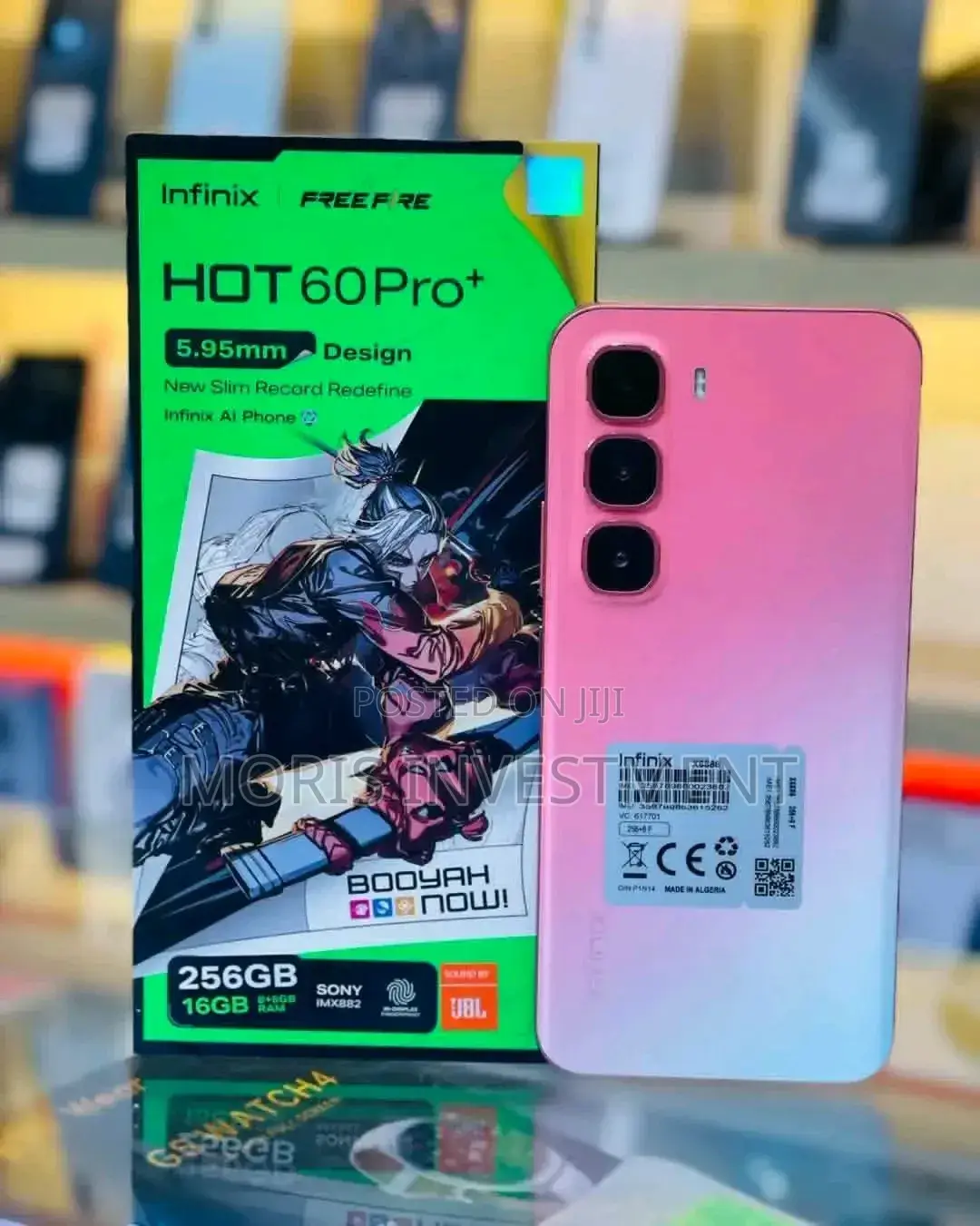 New Infinix Hot 60 Pro+ 256 GB Pink