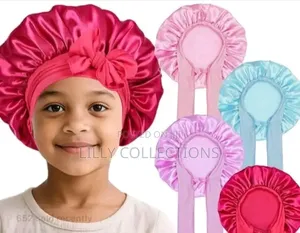Beautiful Kids Hair Bonnets
