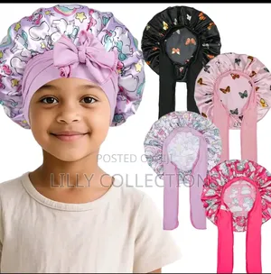 Beautiful Kids Hair Bonnets