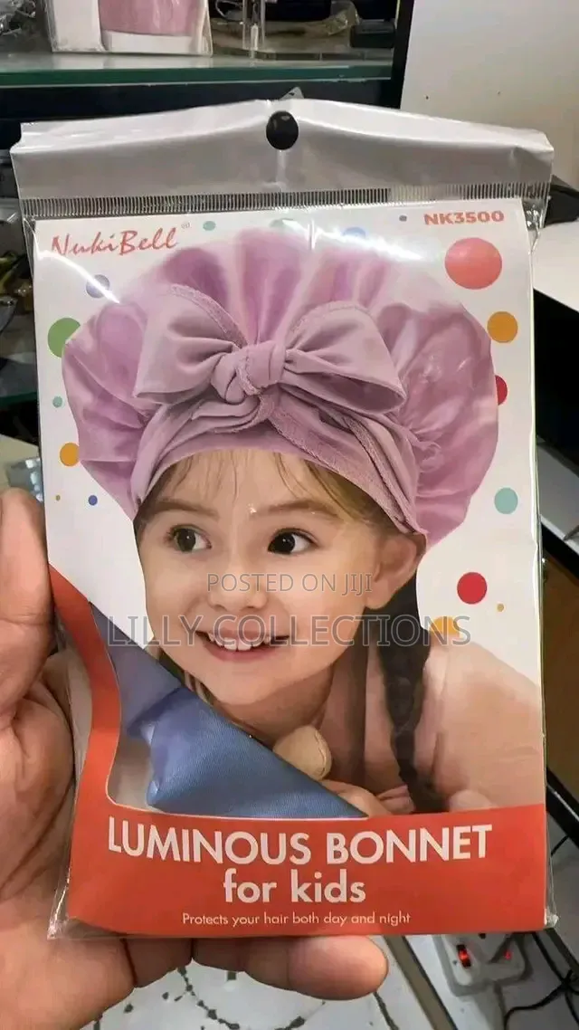 Beautiful Kids Hair Bonnets
