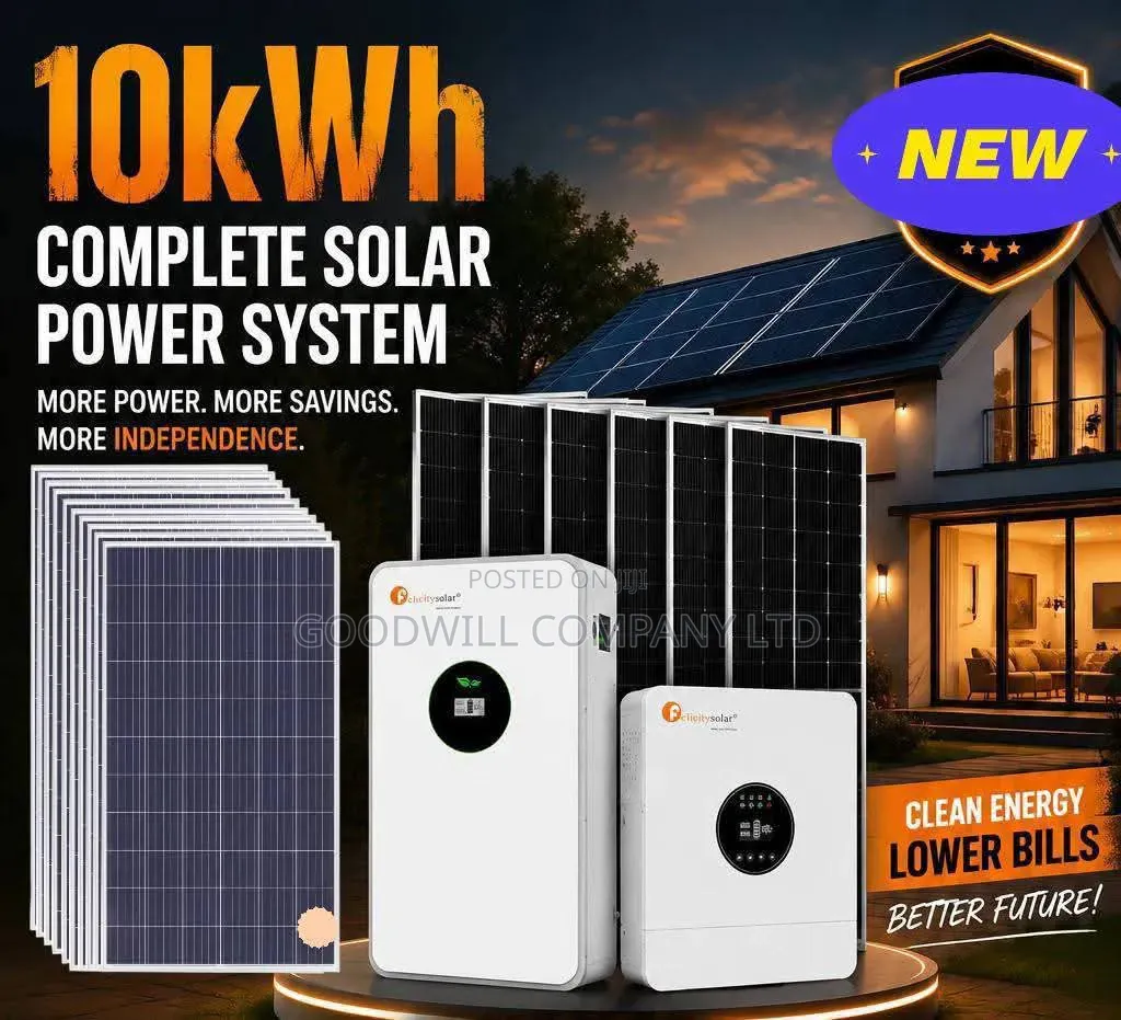 10kwh Lecitylyte Lithium /Hybrid Solar System Full Kit