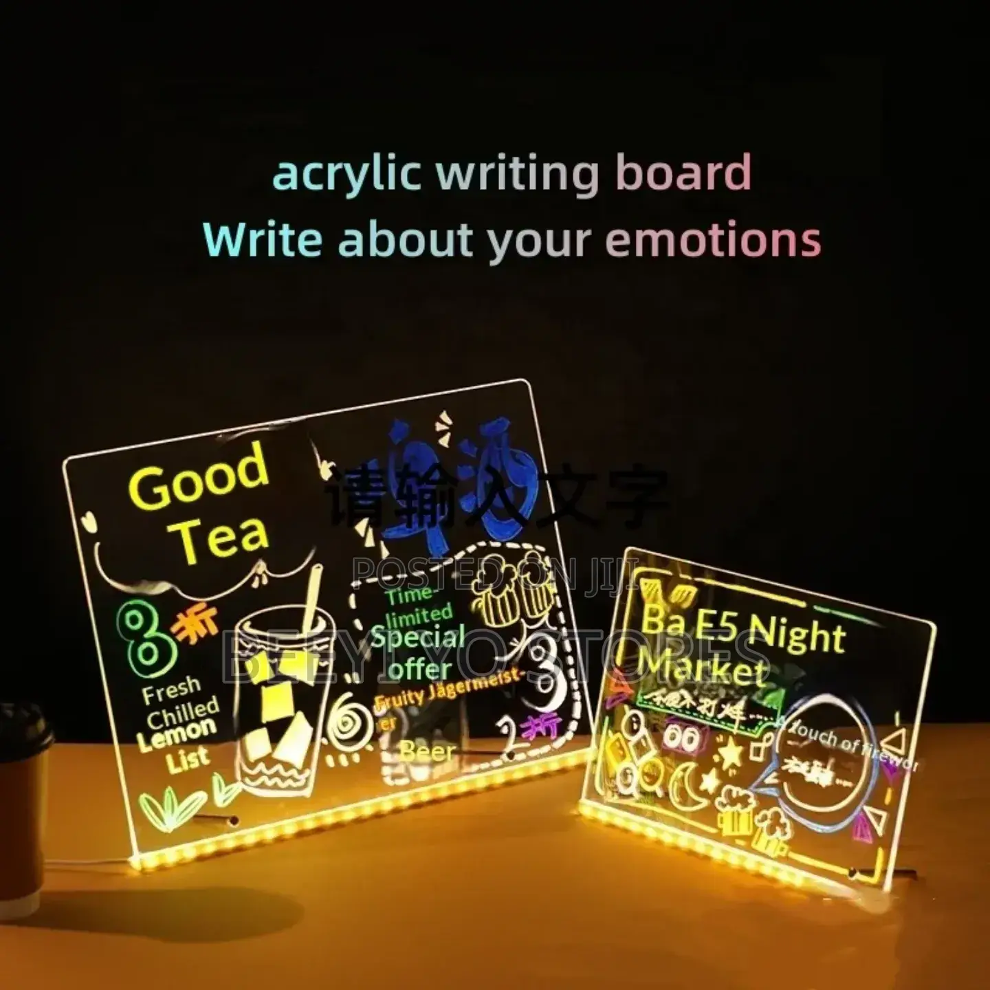 Diy Acrylic Luminescent Lamp – Personality Billboard