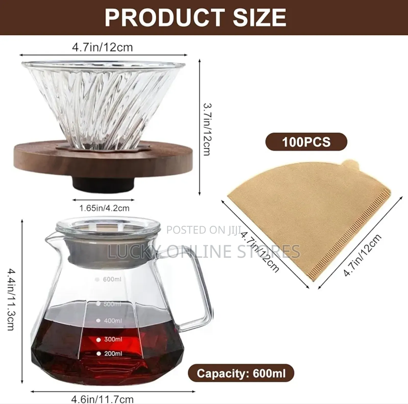 600mls Coffee Pot