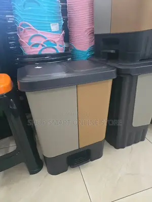 Step on Plastic Dust Bin Double Sided
