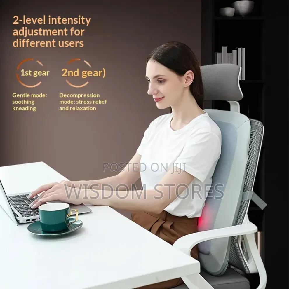 Shiatsu Backrest Seat Massager With Heat Percussion