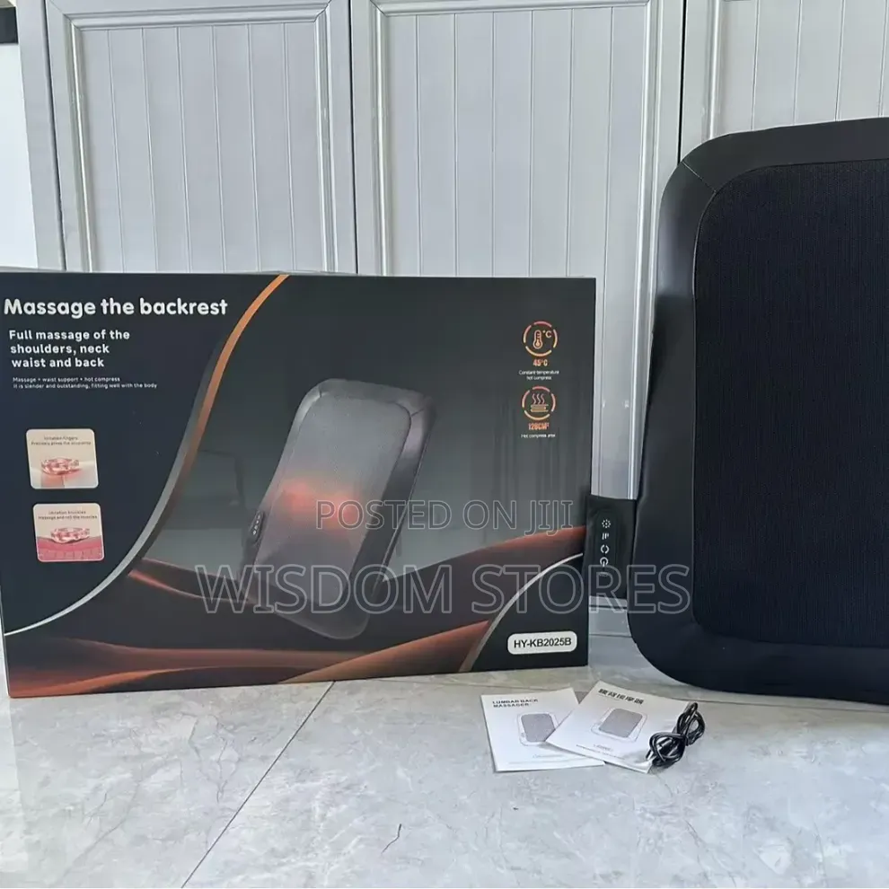 Shiatsu Backrest Seat Massager With Heat Percussion