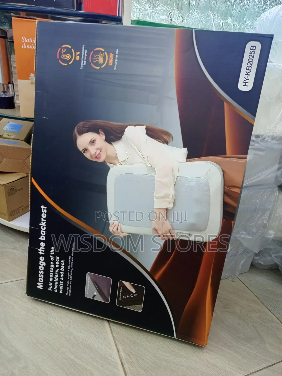 Cordless Back Pain Relief Deep Tissue 4d Kneading Massage.