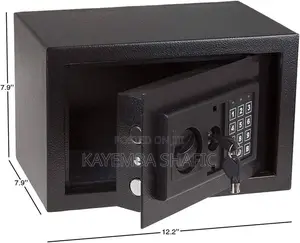 Stalwart Electronic Digital Steel Safe Box With Emergency Override Key