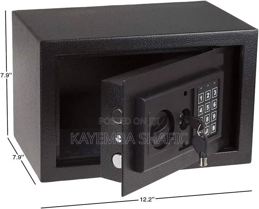 Stalwart Electronic Digital Steel Safe Box With Emergency Override Key