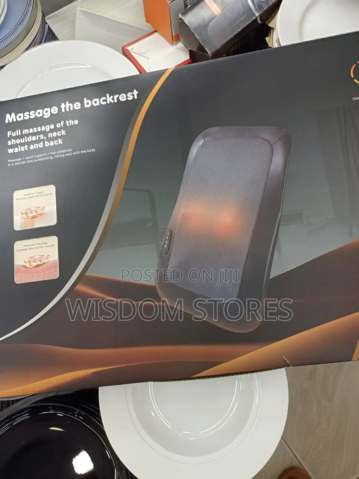 Cordless Back Pain Relief Deep Tissue 4d Kneading Massage.