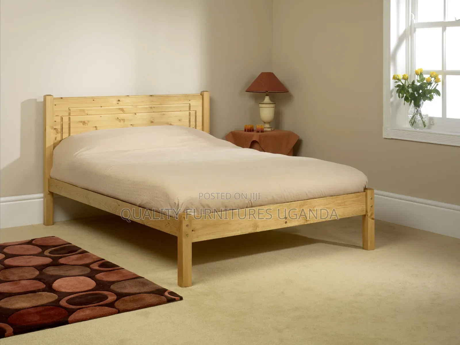 4 by 6 Musambya Wooden Bed