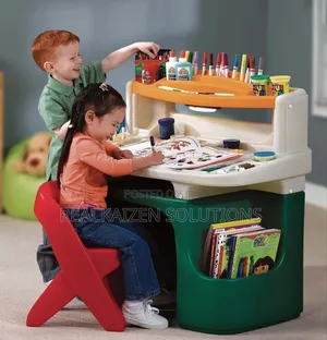 Children Art Master Activity Desk
With Chair | Led Light | Storage