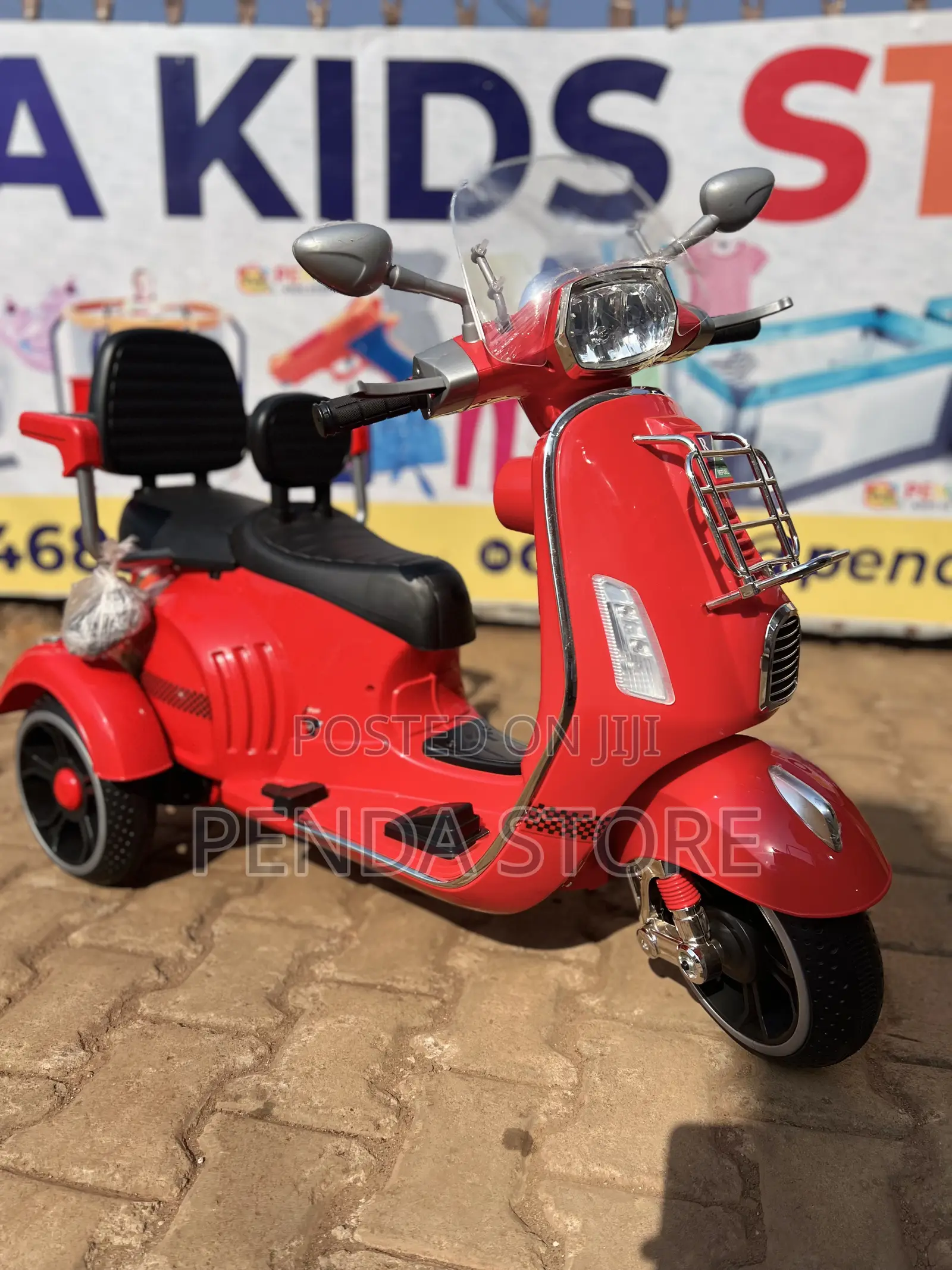 New Electric Kid’S Two Seater Motorcycle – Junior Duo Touring Bike
