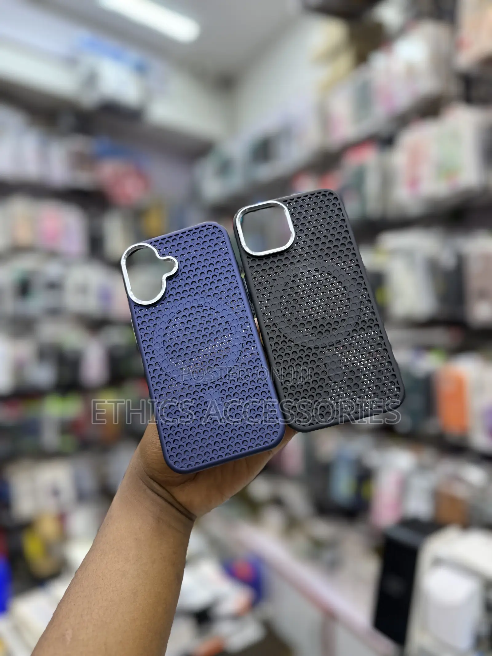 Hollow Honeycomb Mesh Phone Cases