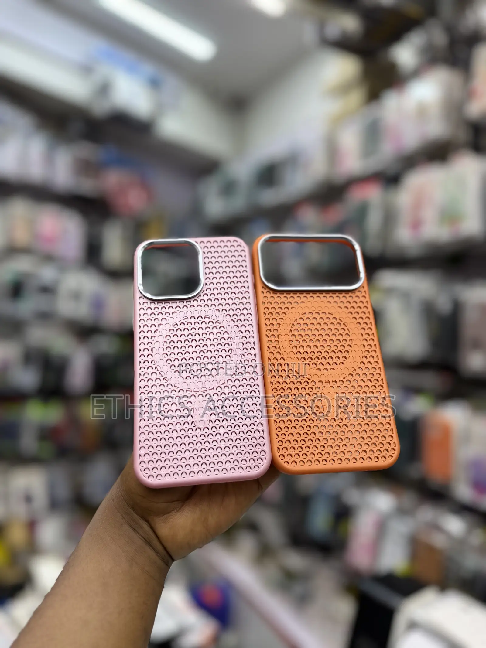 Hollow Honeycomb Mesh Phone Cases