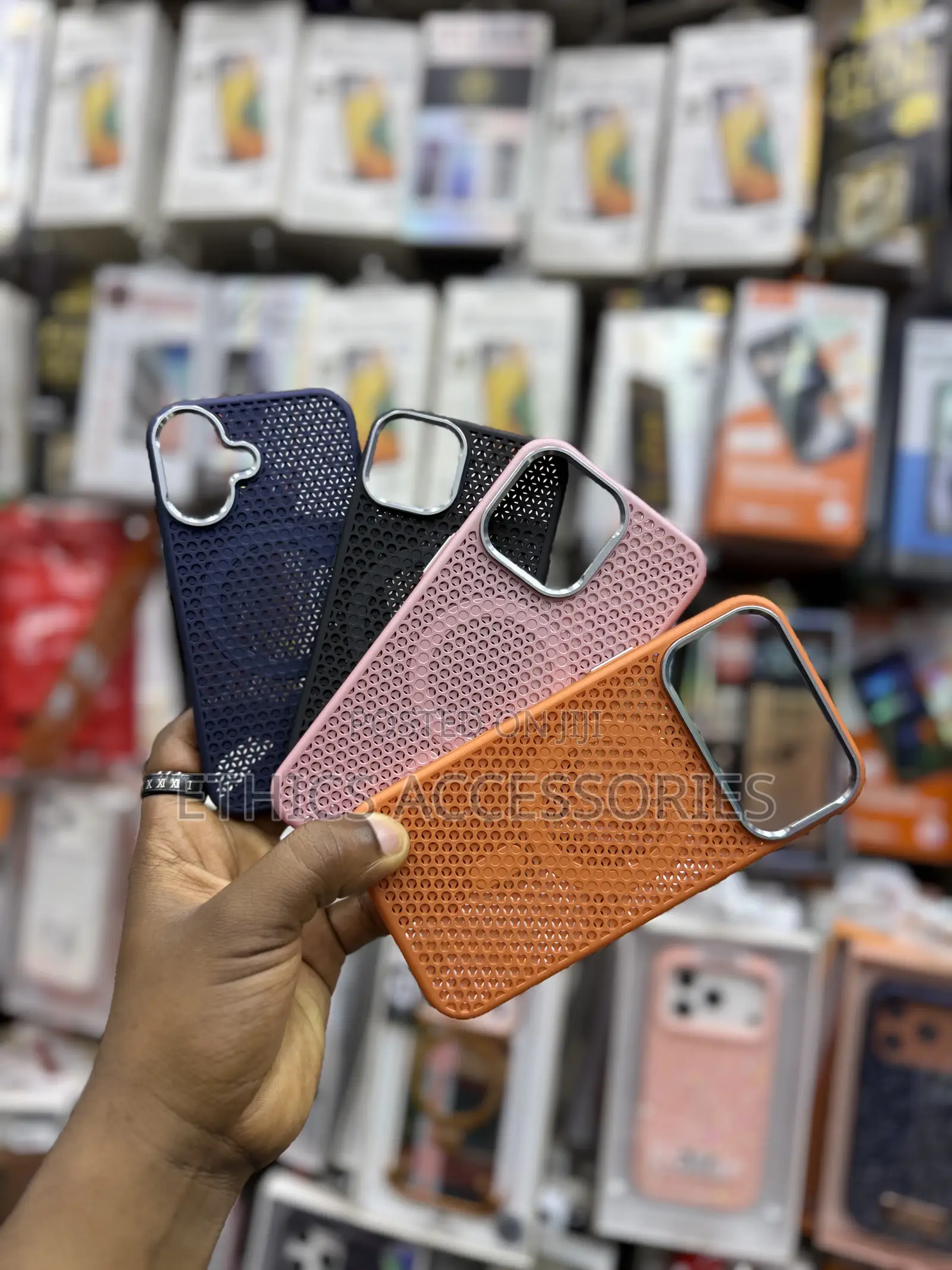 Hollow Honeycomb Mesh Phone Cases