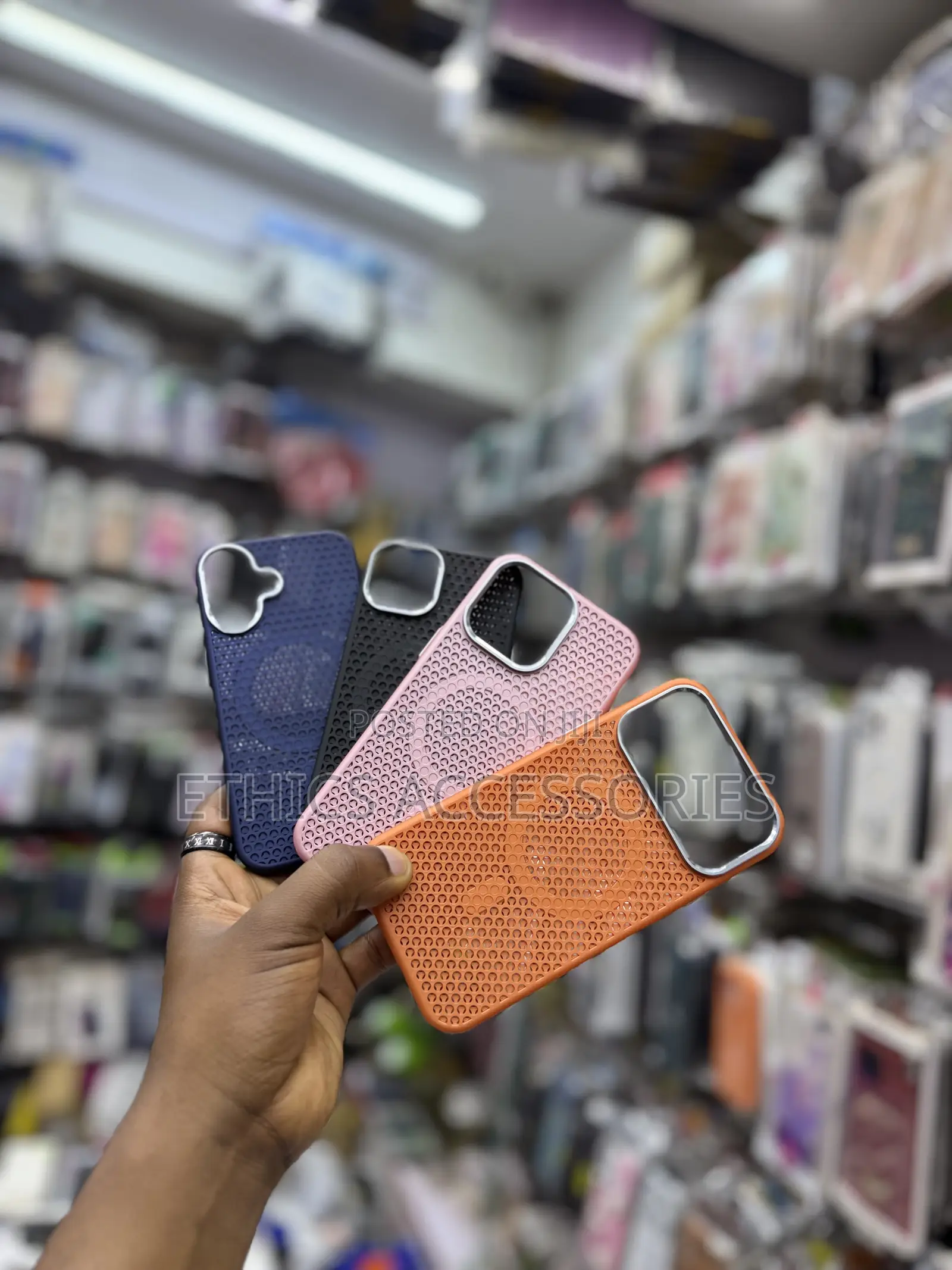Hollow Honeycomb Mesh Phone Cases
