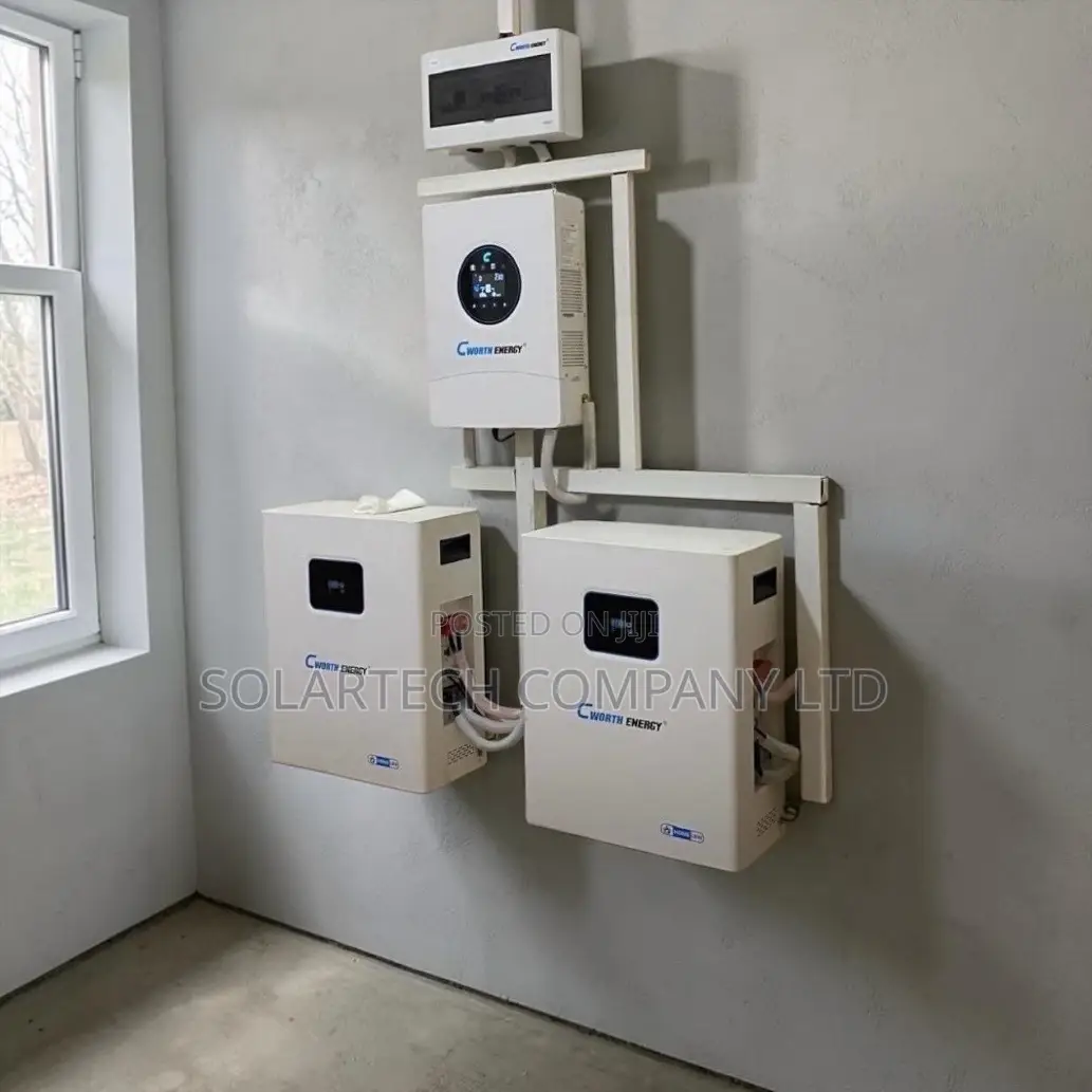 200ah 51.2v 10kwh Lifepo4 Solar System With 8kva Hybrid