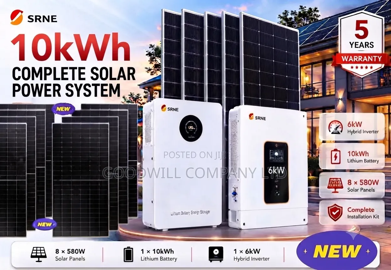 10kwh 48v Lomindiana Lithium/Hybrid Solar System Full Kit
