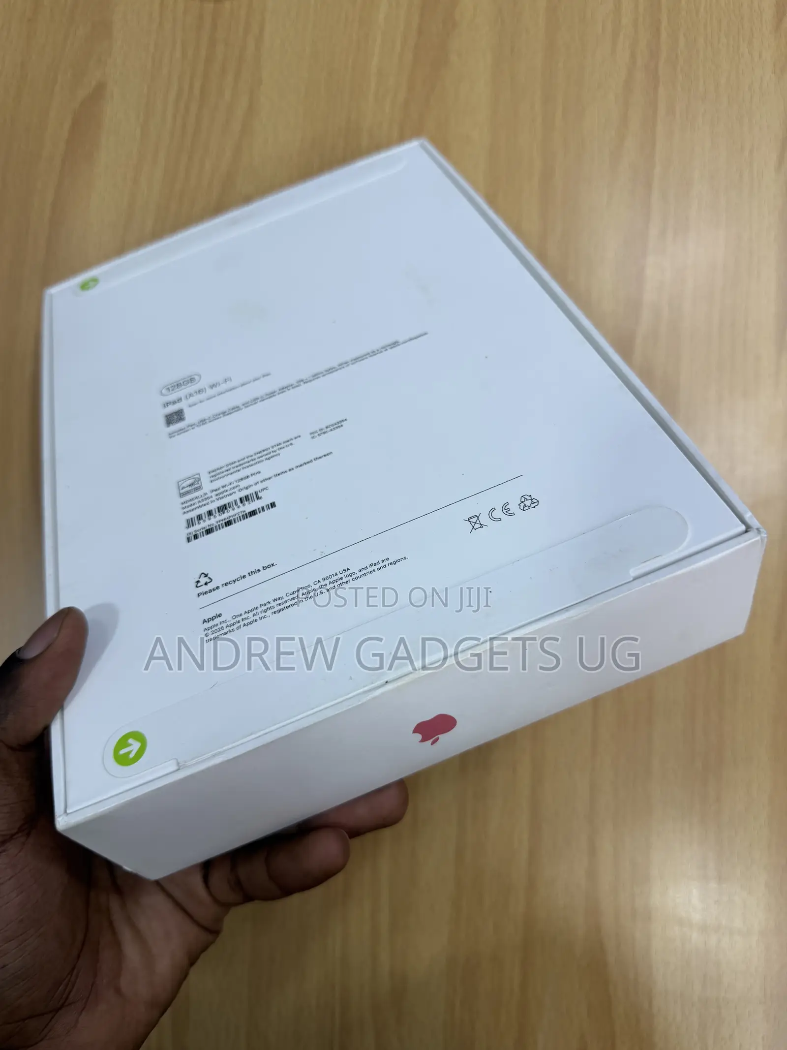 New Apple iPad (2025) 128 GB Pink