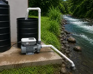 500w Solar Surface Water Pump, 58m Head, 3000l/H, 48v