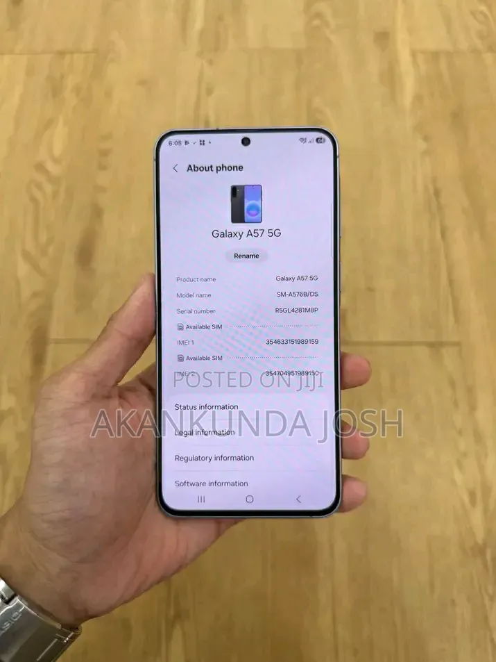 New Samsung Galaxy A57 256 GB Blue