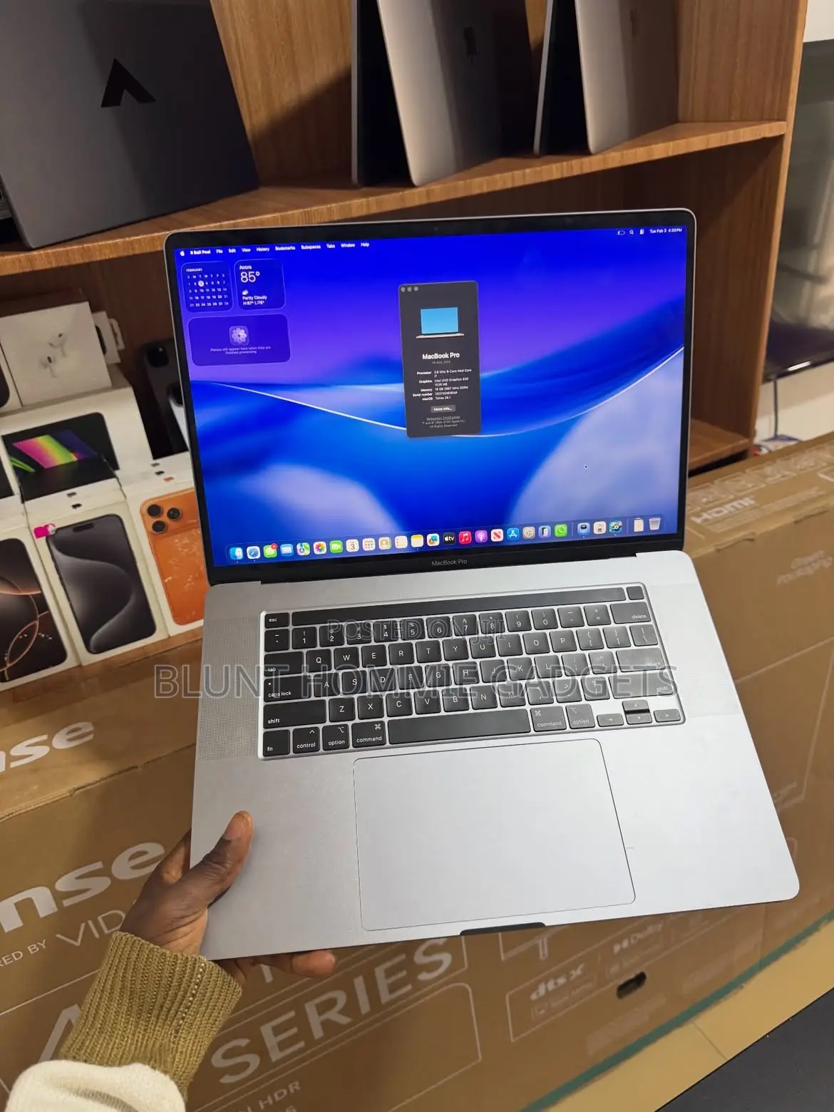 Laptop Apple MacBook Pro 2019 16GB Intel Core i7 SSD 512GB