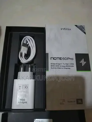 New Infinix Note 60 Pro 256 GB Orange