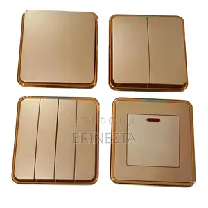 Modern Premium Gold Light Switches – Elegant Home Control