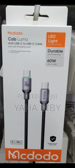 McDodo Cab Luma 60w Type C to Type C 3m/9.8ft