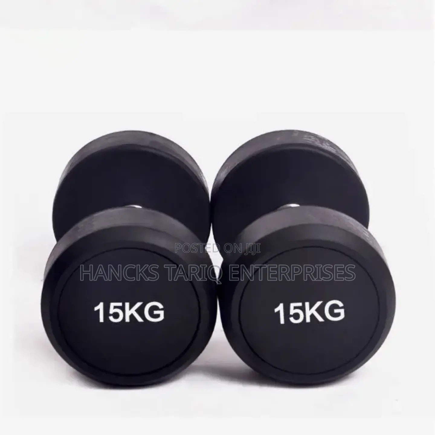Professional Rubber-Coated Dumbbell Set