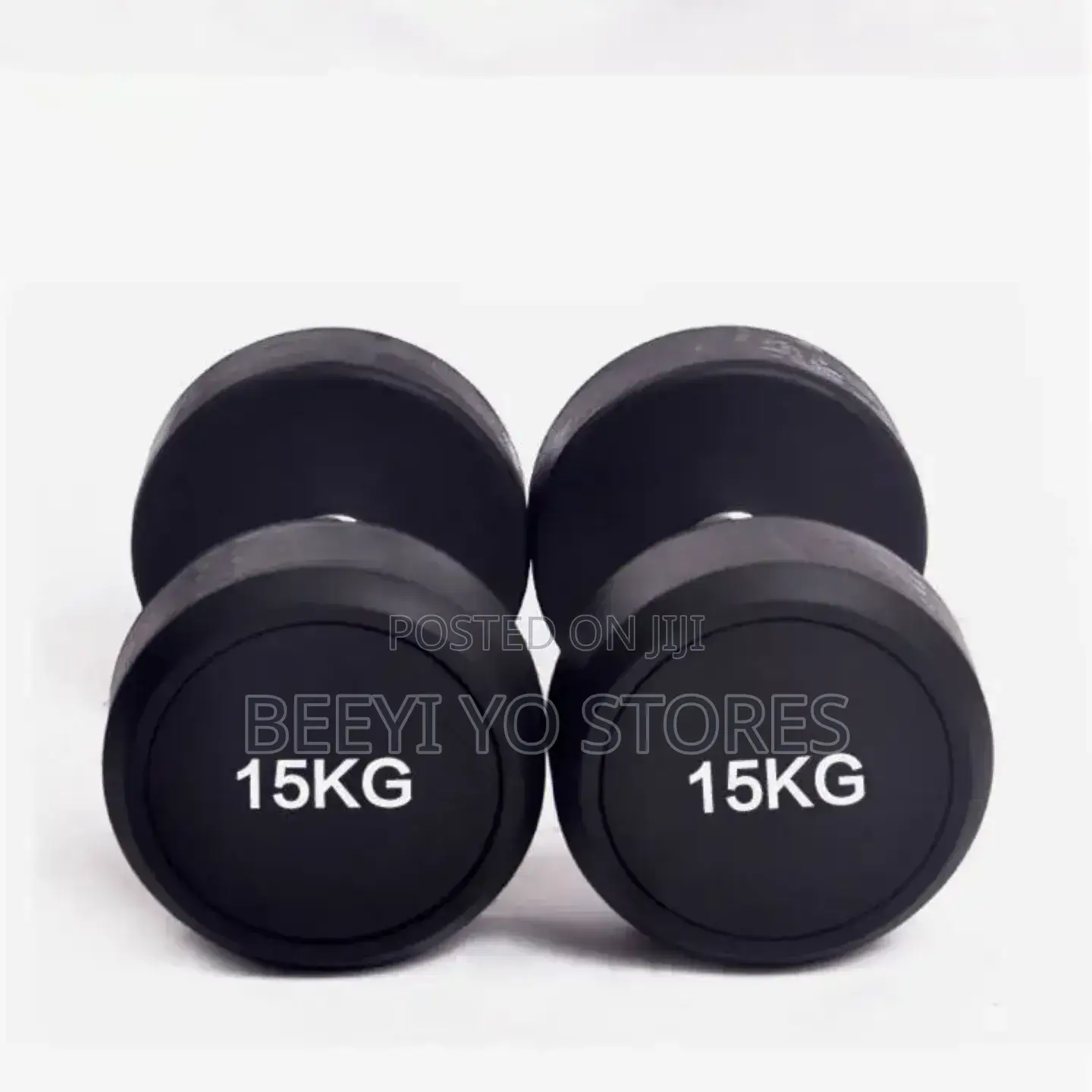Professional Rubber-Coated Dumbbell Set