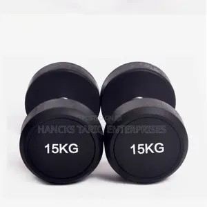 Professional Rubber-Coated Dumbbell Set